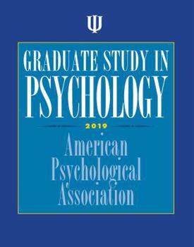 Paperback Graduate Study in Psychology Book