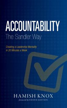 Paperback Accountability the Sandler Way Book
