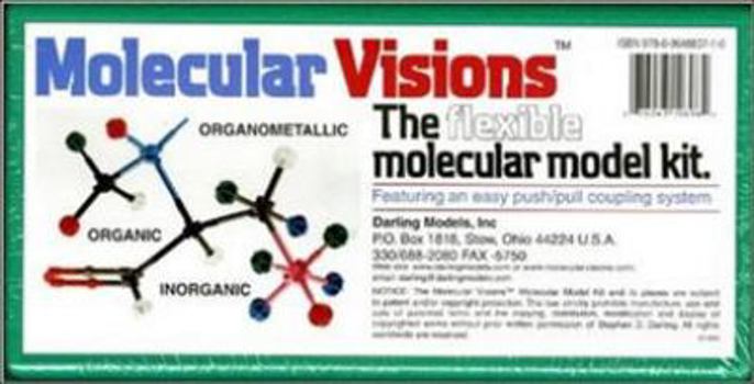 Hardcover Molecular Visions (Organic, Inorganic, Organometallic) Molecular Model Kit #1 by Darling Models to Accompany Organic Chemistry Book