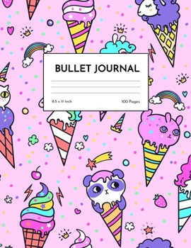 Bullet Journal: Simple Unicorn Dot Grid Notebook - Dotted Note Pad for Kids, Girls, Teens, Tweens, Women - Gifts for Birthday and Christmas | Creative Art 00545
