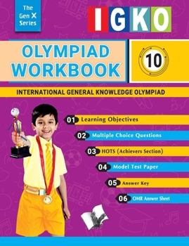 Paperback Olympiad Workbook General Knowledge Class 10 Book