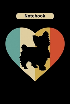 Notebook: YORKSHIRE TERRIER Dog Lover Gift for YORKIE  Dog Owners Diary | Blank Date & Blank Lined Notebook Journal | 6x9 Inch 120 Pages White Paper