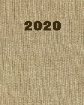 Paperback 2020: 8"x10" Daily and Weekly Agenda Planner and Organizer V49 Book