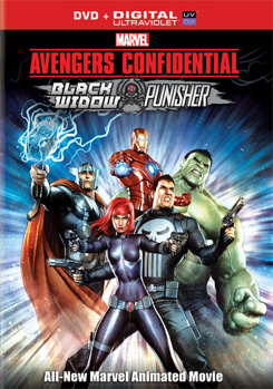 DVD Avengers Confidential: Black Widow & Punisher Book
