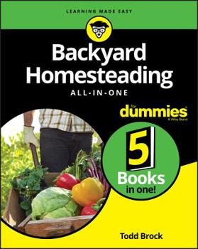 Paperback Backyard Homesteading All-In-One for Dummies Book