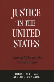 Paperback Justice in the United States: Human Rights and the Constitution Book