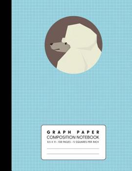 Paperback Graph Paper Composition Notebook: Poodle - Quad Ruled 5 Squares Per Inch for Math & Science Book