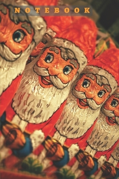 NOTEBOOK: Santa Claus, Journal, Diary, Christmas Gift (100 Pages, Blank, 6 x 9) Blank Notebook