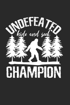 Paperback Bigfoot hide&seek Champ Notebook: Notebook / 6x9 Zoll / 120 dotted Pages Book