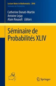 Paperback Séminaire de Probabilités XLIV Book