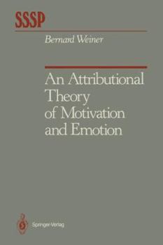 Paperback An Attributional Theory of Motivation and Emotion Book