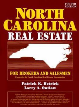 Hardcover North Carolina Real Estate for Brokers and Salesmen Book