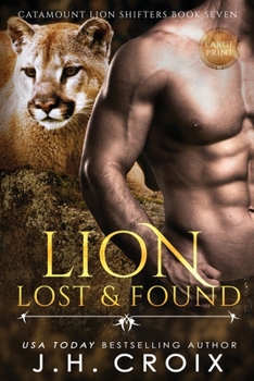 Paperback Lion Lost & Found [Large Print] Book