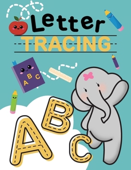 Paperback Letter tracing with Nova: With Nova the elephant Book