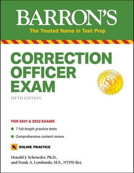 Paperback Correction Officer Exam: With 7 Practice Tests Book