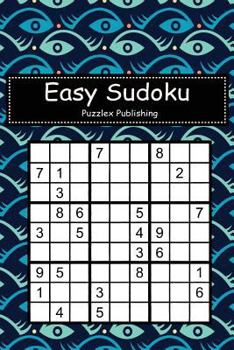 Paperback Easy Sudoku: Sudoku Puzzle Game For Beginers With creative fish and eye cover Book