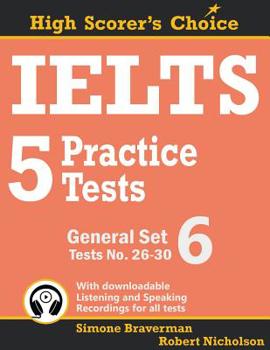Paperback IELTS 5 Practice Tests, General Set 6: Tests No. 26-30 Book