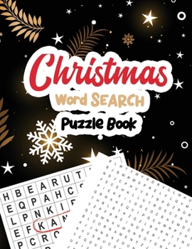 Paperback Christmas Word Search Puzzle Book: Christmas Word Search Puzzle, Exercise Your Brain Activity Book, Cleverly Hidden Word Searches for Adults, Teens, a [Large Print] Book