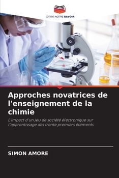 Paperback Approches novatrices de l'enseignement de la chimie [French] Book