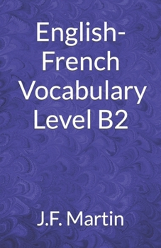 Paperback English-French Vocabulary - Level B2 Book