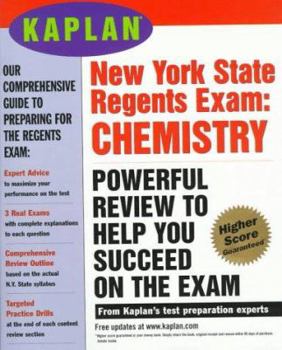 Paperback Kaplan New York State Regents Exam: Chemistry Book