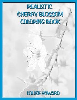 Paperback Realistic Cherry Blossom Coloring Book