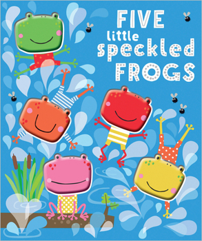 Paperback Five Little Speckled Frogs Book
