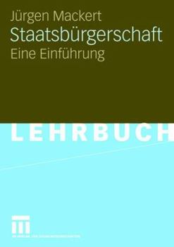 Paperback Staatsbürgerschaft: Eine Einführung [German] Book