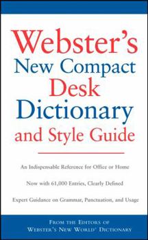 Hardcover Websters New Compact Desk DIC Book