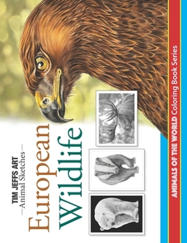 Paperback European Wildlife: Animals Of The World Coloring Book