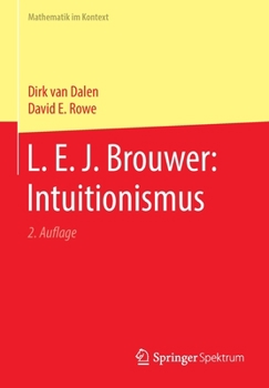 Paperback L. E. J. Brouwer: Intuitionismus [German] Book