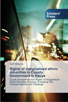 Paperback Rights of marginalised ethnic minorities in County Government in Kenya Book
