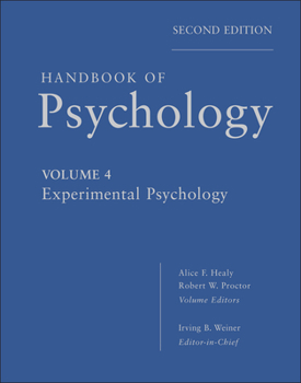 Hardcover Handbook of Psychology, Experimental Psychology Book