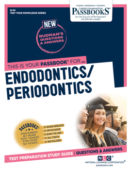 Paperback Endodontics/Periodontics (Q-54): Passbooks Study Guide Volume 54 Book