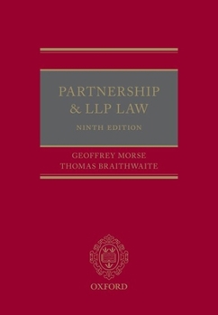 Hardcover Partnership and Llp Law Book