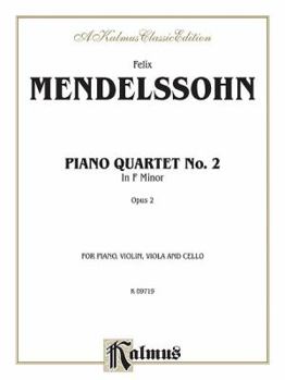 Paperback Piano Quartets, Op. 2 Book