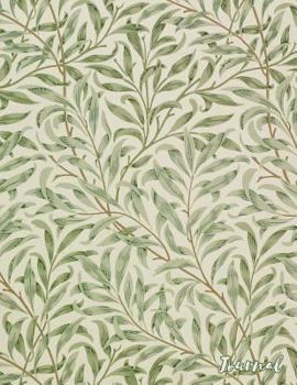 Journal: Vintage Art Nouveau Leaves Print | 150 College-ruled Pages | 8.5 x 11 - A4 Size (Vintage Floral Designs)