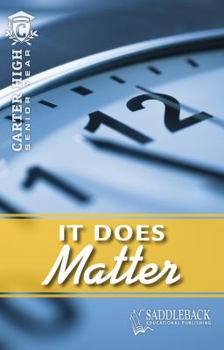 It Does Matter (Carter High Chronicles Senior Year) - Book  of the Carter High: Senior Year