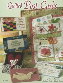 Paperback Quilted Post Cards Book