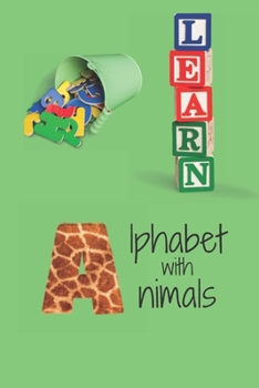 Paperback Kids Alphabet with Animals Book