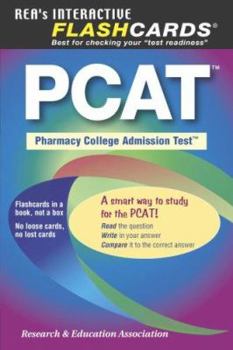 Paperback PCAT Flashcard Book (REA) - PHARMACY COLLEGE ADMIN TEST (PCAT Test Preparation) Book