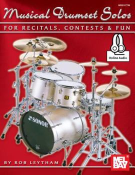 Paperback Musical Drumset Solos for Recitals, Contests and Fun Book