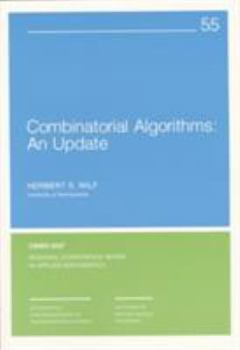 Paperback Combinatorial Algorithms: An Update Book