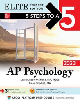 Paperback 5 Steps to a 5: AP Psychology 2023 Elite Student Edition Book