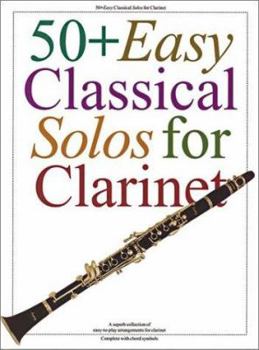 Paperback 50+ Easy Classical Solos for Clarinet Book
