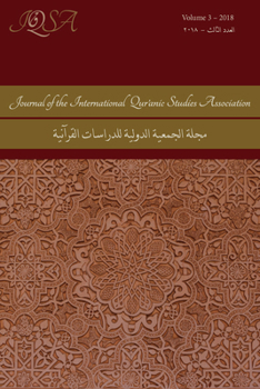 Paperback Journal of the International Qur'anic Studies Association, Volume 3 (2018) Book