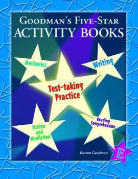 Paperback Goodman's Five-Star Activity Books Level E: Test-Taking Practice Book
