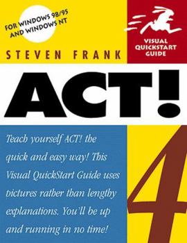 Paperback ACT! 4 Visual QuickStart Guide Book