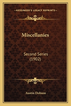 Paperback Miscellanies: Second Series (1902) Book