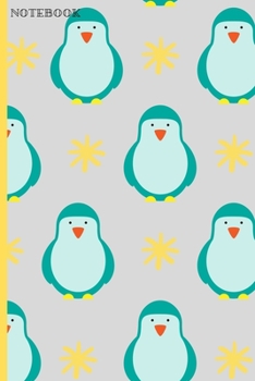 Notebook: Cool Penguin Lover Softback Diary Composition Book Journal (6" x 9") 120 Lined Pages